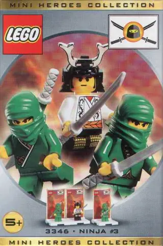 Set van drie minifiguren - Ninja #3