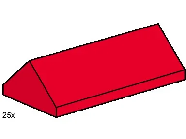 2x4 nokpannen voor steile daken, rood