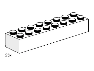 Briques blanches 2x8
