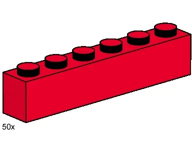1x6 Rode Bakstenen