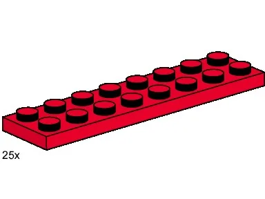 2x8 rote Teller