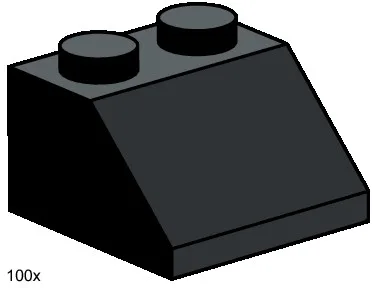 2x2 dakpannen voor steile hellingen, zwart