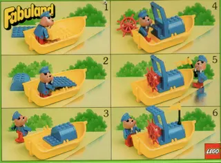 Motorboot met Walter Walrus
