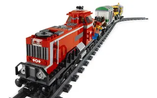 Red Cargo Train