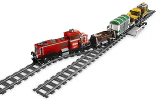 Red Cargo Train