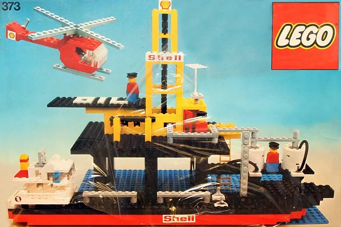 Offshore Rig with Fuel Tanker