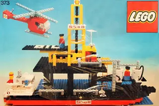 Offshore Rig with Fuel Tanker