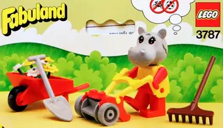 Hannah Hippopotamus, die öffentliche Gärtnerin