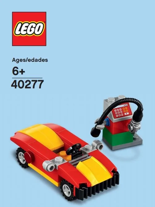 Pompe à essence et voiture