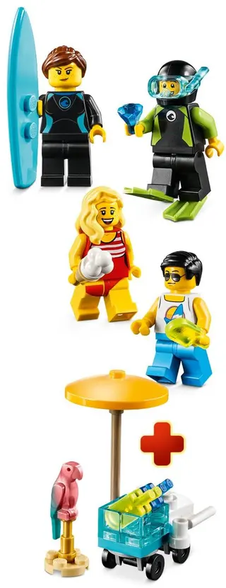 Minifigurenpakket voor zomerfeest