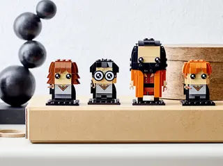 Harry, Hermine, Ron und Hagrid