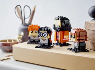 Harry, Hermine, Ron und Hagrid
