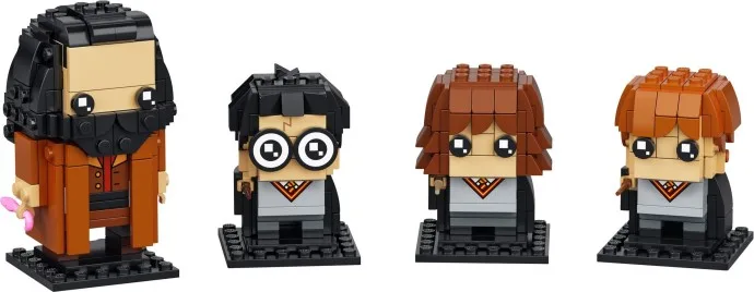 Harry, Hermine, Ron und Hagrid