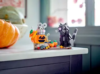 Halloween Cat and Mouse
