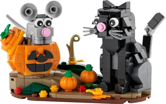 Halloween Cat and Mouse