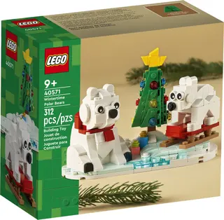 Winterliche Eisbären
