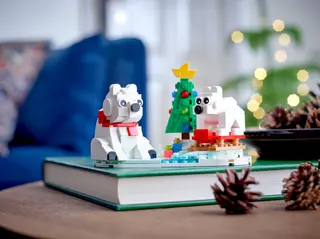 Winterliche Eisbären