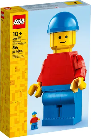 Vergrößerte LEGO-Minifigur
