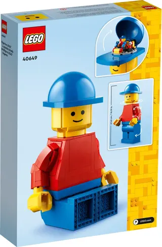Vergrößerte LEGO-Minifigur