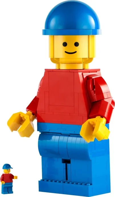 Vergrößerte LEGO-Minifigur