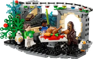 Millennium Falcon Weihnachtsdiorama