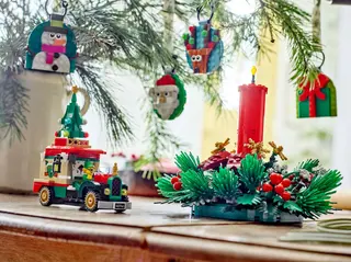 De bezorgwagen van de Kerstman