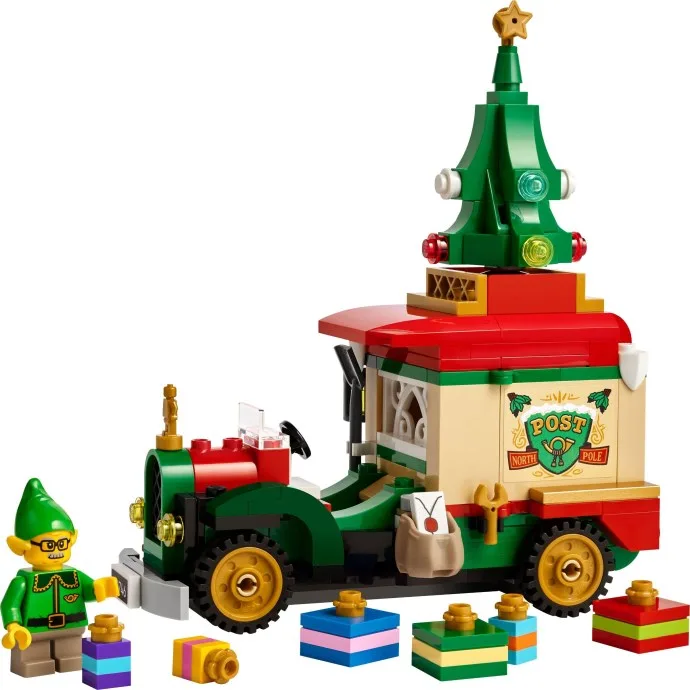 De bezorgwagen van de Kerstman