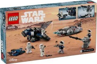 Imperial Dropship vs. Rebel Scout Speeder