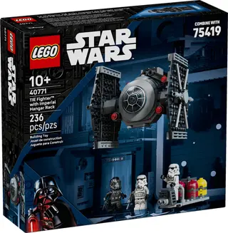 TIE Fighter met Imperial Hangar Rack