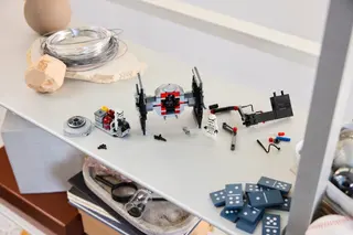 TIE Fighter met Imperial Hangar Rack