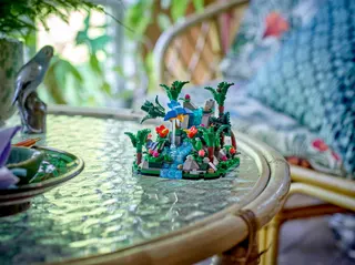 Tropischer Regenwald-Diorama