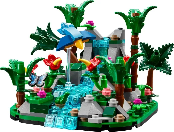 Tropischer Regenwald-Diorama