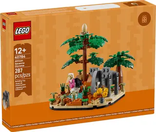 Diorama de la savane africaine