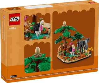 Diorama de la savane africaine