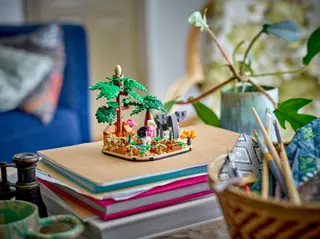 Diorama de la savane africaine