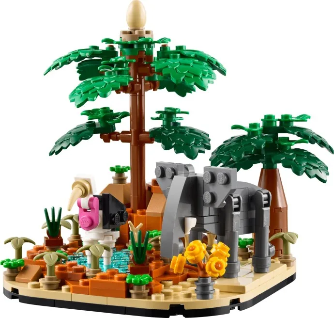 Diorama de la savane africaine