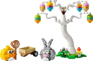 Easter Bunny and Chick Egg Hunt