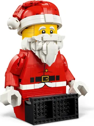 Vergrößerte Weihnachtsmann-Minifigur