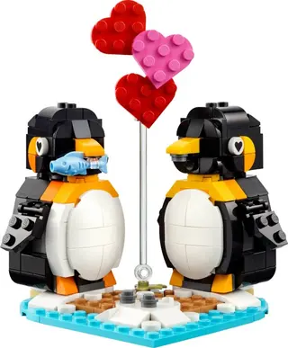 Pinguine verliebt
