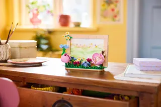 Cadre photo floral