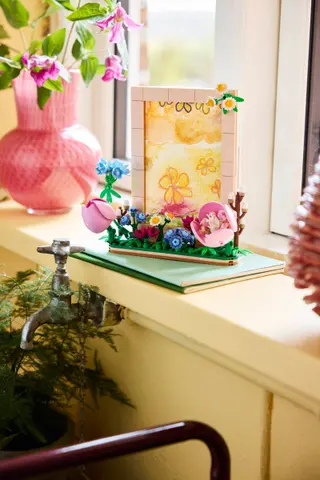 Cadre photo floral
