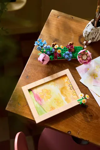Cadre photo floral