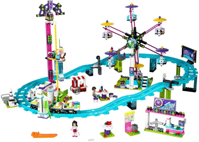 Amusement Park Roller Coaster