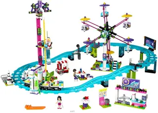 Amusement Park Roller Coaster