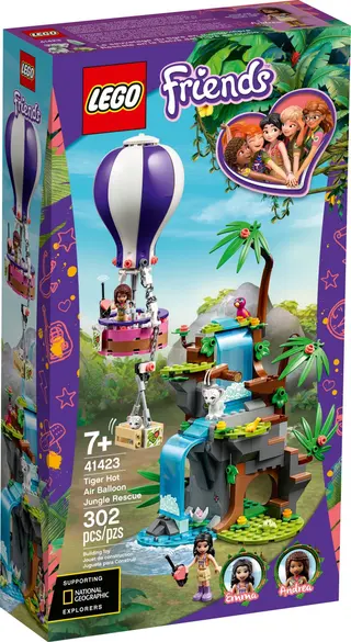 Tiger-Heißluftballon-Dschungelrettung