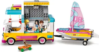 Boscamper en zeilboot
