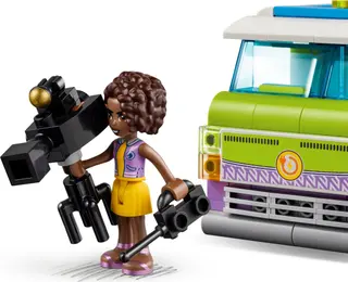 Camionnette de la salle de rédaction