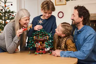 Familie kerstboomversiering