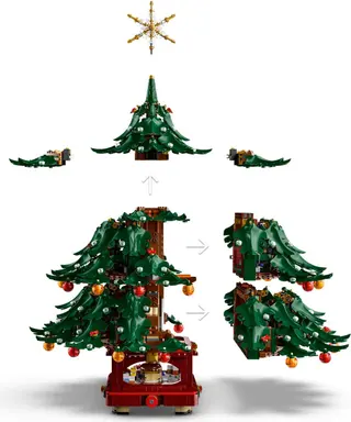 Familie kerstboomversiering