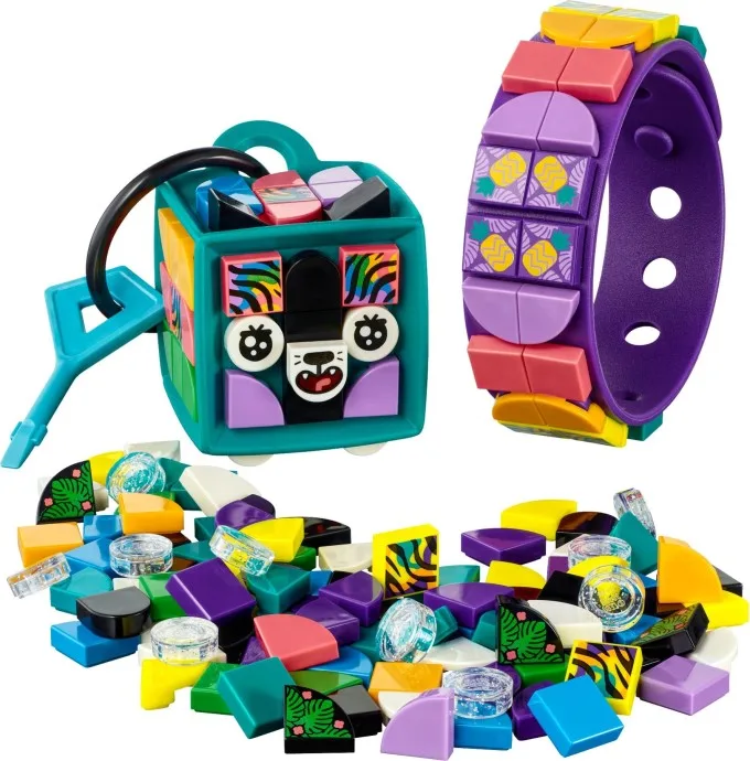 Neon Tiger Armband & Taschenanhänger